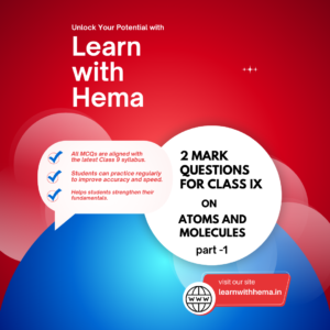 ATOMS AND MOLECULES part 1