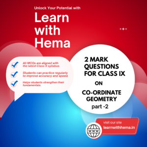 Coordinate Geometry Part 2
