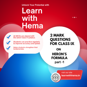 Heron's Formula Part 1