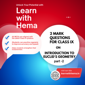 Introduction to Euclid's Geometry Part 2