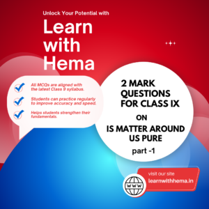 IS MATTER AROUND US PURE part1